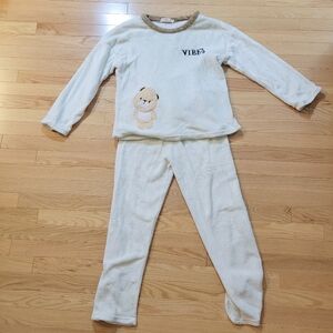 Pajamas set cute teddy bear